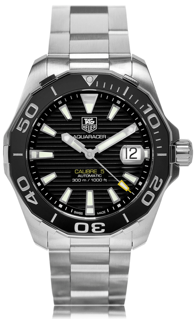 Tag Heuer Aquaracer Black Dial Watch for Men - WAY211A.BA0928 Authentic Buy Shop Now