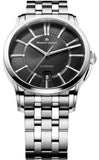 Maurice Lacroix Pontos Date Automatic Black Dial Silver Steel Strap Watch For Men - PT6148-SS002-330 Authentic Buy Shop Now