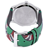 Gucci G Timeless Le Marche Des Merveilles Green Dial Green Leather Strap Watch for Women - YA1264081 Authentic Buy Shop Now