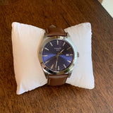Tissot Gentleman Blue Dial Brown Leather Strap Watch For Men - T127.410.16.041.00 Authentic Buy Shop Now