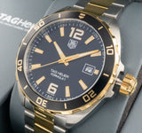 Tag Heuer Formula 1 Quartz Black Dial Two Tone Steel Strap Watch for Men - WAZ1121.BB0879 Authentic Buy Shop Now