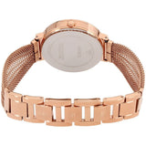 Guess Chiffon Rose Gold Dial Mesh Bracelet Watch For Women - W1083L3 Authentic Buy Shop Now