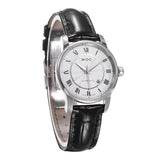 Mido Baroncelli III Automatic Silver Dial Black Leather Strap Watch For Women - M7600.4.21.4 Authentic Buy Shop Now