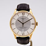 Tissot Chemin Des Tourelles Powermatic 80 Cosc Silver Dial Brown Leather Strap Watch For Men - T099.408.36.038.00 Authentic Buy Shop Now
