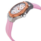 Guess Zena Quartz White Dial Pink Rubber Strap Watch For Women - W1094L4 Authentic Buy Shop Now
