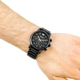 Emporio Armani Luigi Chronograph Black Dial Black Stainless Steel Watch For Men - AR1507 Authentic Buy Shop Now