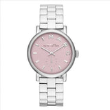 Marc Jacobs Baker Pink Dial Silver Steel Strap Watch for Women - MBM3280 Authentic Buy Shop Now