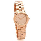 Marc Jacobs Marci Rose Gold Dial Rose Gold Steel Strap Watch for Women - MBM3175 Authentic Buy Shop Now