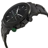 Gucci G Chrono Black Dial Black Steel Strap Watch For Men - YA101331 Authentic Buy Shop Now