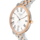 Tissot T Classic Carson Premium Silver Dial Two Tone Steel Strap Watch For Men - T122.410.22.033.00 Authentic Buy Shop Now