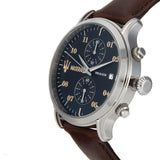 Maserati Epoca Chronograph Blue Dial Brown Leather Strap Watch For Men - R8871618001 Authentic Buy Shop Now
