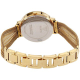 Guess Chiffon Gold Dial Gold Mesh Bracelet Watch For Women - W1083L2 Authentic Buy Shop Now