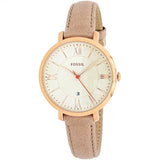 Fossil Jacqueline White Dial Brown Leather Strap Watch for Women - ES3487 Authentic Buy Shop Now