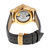 Mido Baroncelli III Automatic Grey Dial Black Leather Strap Watch For Men - M8600.3.13.4 Authentic Buy Shop Now