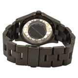 Marc Jacobs Henry Transparent Black Dial Black Steel Strap Watch for Women - MBM3255 Authentic Buy Shop Now