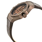 Maserati Potenza Brown Dial Brown Leather Strap Watch For Men - R8851108011 Authentic Buy Shop Now
