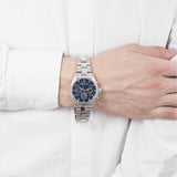 Maserati Competizione Blue Dial Silver Steel Strap Watch For Men - R8853100011 Authentic Buy Shop Now