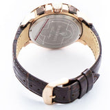 Maserati Ingegno Chronograph Brown Dial Brown Leather Strap Watch For Men - R8871619001 Authentic Buy Shop Now