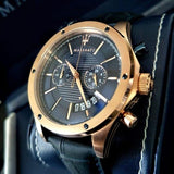 Maserati Circuito Blue Dial Blue Leather Strap Watch For Men - R8871627002 Authentic Buy Shop Now
