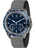 Maserati Traguardo 45mm Chronograph Blue Dial Watch For Men - R8873612009 Authentic Buy Shop Now