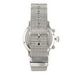 Maserati Epoca 42mm Black Dial Steel Silver Mesh Bracelet Watch For Men - R8873618003 Authentic Buy Shop Now