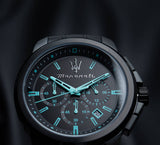 Maserati Aqua Edition Quartz Precision Chronograph Black Dial Watch For Men - R8873644003 Authentic Buy Shop Now