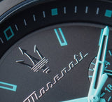 Maserati Aqua Edition Quartz Precision Chronograph Black Dial Watch For Men - R8873644003 Authentic Buy Shop Now