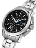 Maserati Successo Solar Edition Black Dial Silver Steel Strap Watch For Men - R8873645003 Authentic Buy Shop Now