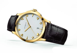 Gucci G Timeless Automatic Silver Dial Brown Leather Strap Unisex Watch - YA126467 Authentic Buy Shop Now