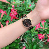 Versace Greca Meander Black Dial Black Leather Strap Watch for Women - VELW00420 Authentic Buy Shop Now