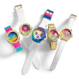 Guess Athena White Dial White Rubber Strap Watch for Women - GW0030L6 Authentic Buy Shop Now