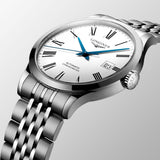Longines Record Automatic Stainless Steel 40mm Watch for Men - L2.821.4.11.6 Authentic Buy Shop Now