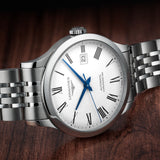 Longines Record Automatic Stainless Steel 40mm Watch for Men - L2.821.4.11.6 Authentic Buy Shop Now