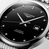 Longines Record Automatic Stainless Steel 40mm Watch for Men - L2.821.4.57.6 Authentic Buy Shop Now