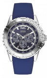 Guess Maverick Black Dial Rubber Strap Watch for Men - W0485G3 Authentic Buy Shop Now