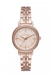Michael Kors Cinthia Mother of Pearl Rose Gold Dial Rose Gold Steel Strap Watch for Women - MK3643 Authentic Buy Shop Now