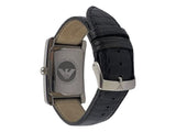 Emporio Armani Black Dial Black Leather Strap Watch For Men - AR0143 Authentic Buy Shop Now