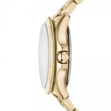Fossil Cecile Multifunction Champagne Dial Gold Steel Strap Watch for Women - AM4510 Authentic Buy Shop Now