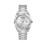 Guess Connoisseur Silver Dial Silver Steel Strap Watch for Men - GW0265G6 Authentic Buy Shop Now