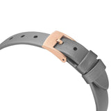 Swarovski Crystal Frost Grey Dial Grey Leather Strap Watch for Women - 5484067 Authentic Buy Shop Now