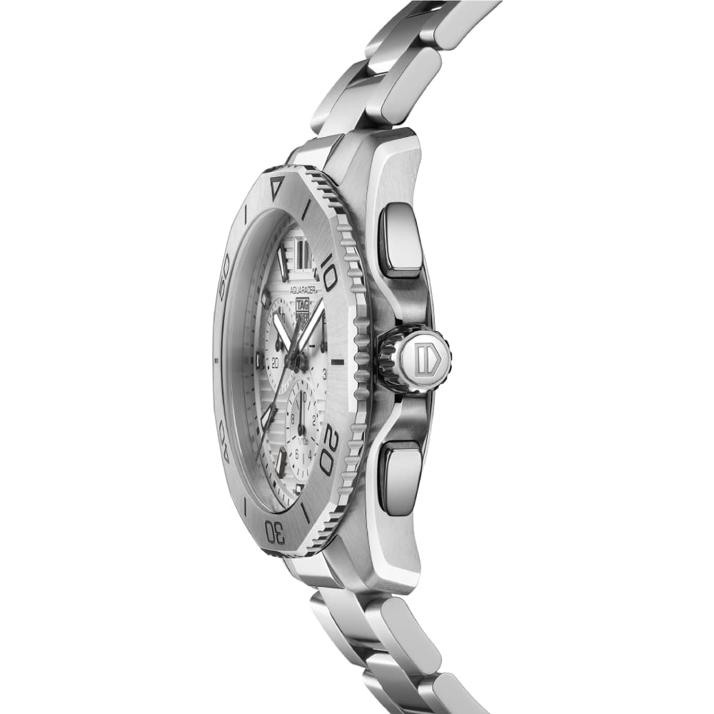 Tag Heuer Aquaracer Professional 200 Date White Dial Silver Steel Strap Watch for Men - CBP1111.BA0627 Authentic Buy Shop Now