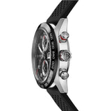 Tag Heuer Carrera Chronograph Black Dial Black Rubber Strap Watch for Men - CBN2A1AA.FT6228 Authentic Buy Shop Now