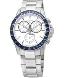 Tissot V8 Quartz T Sport Chronograph White Dial Silver Steel Strap Watch For Men - T106.417.11.031.00 Authentic Buy Shop Now