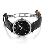 Tissot T Classic Tradition Black Dial Black Leather Strap Watch For Men - T063.610.16.057.00 Authentic Buy Shop Now