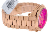 Michael Kors Runway Pink Dial Rose Gold Steel Strap Watch for Women - MK5931 Authentic Buy Shop Now
