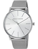 Armani Exchange Lola Analog Silver Dial Silver Mesh Strap Watch For Women - AX5535 Authentic Buy Shop Now