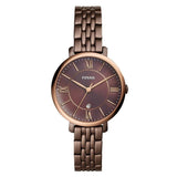 Fossil Jacqueline Brown Dial Brown Steel Strap Watch for Women - ES4275 Authentic Buy Shop Now