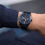 Fossil Machine Blue Dial Blue Steel Strap Watch for Men - FS5231 Authentic Buy Shop Now