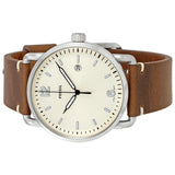 Fossil The Commuter White Dial Brown Leather Strap Watch for Men - FS5275 Authentic Buy Shop Now