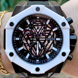 Guess Formula Chronograph Black Dial Black Silicone Strap Watch For Men - GW0579G1 Authentic Buy Shop Now